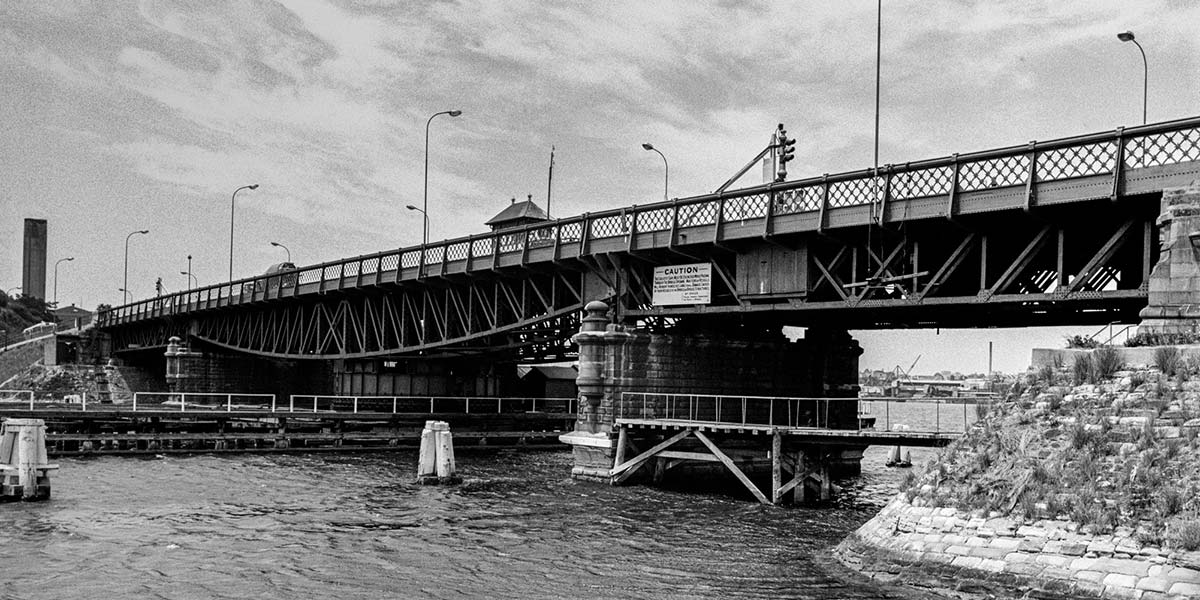 Glebe Island Bridge, 1973